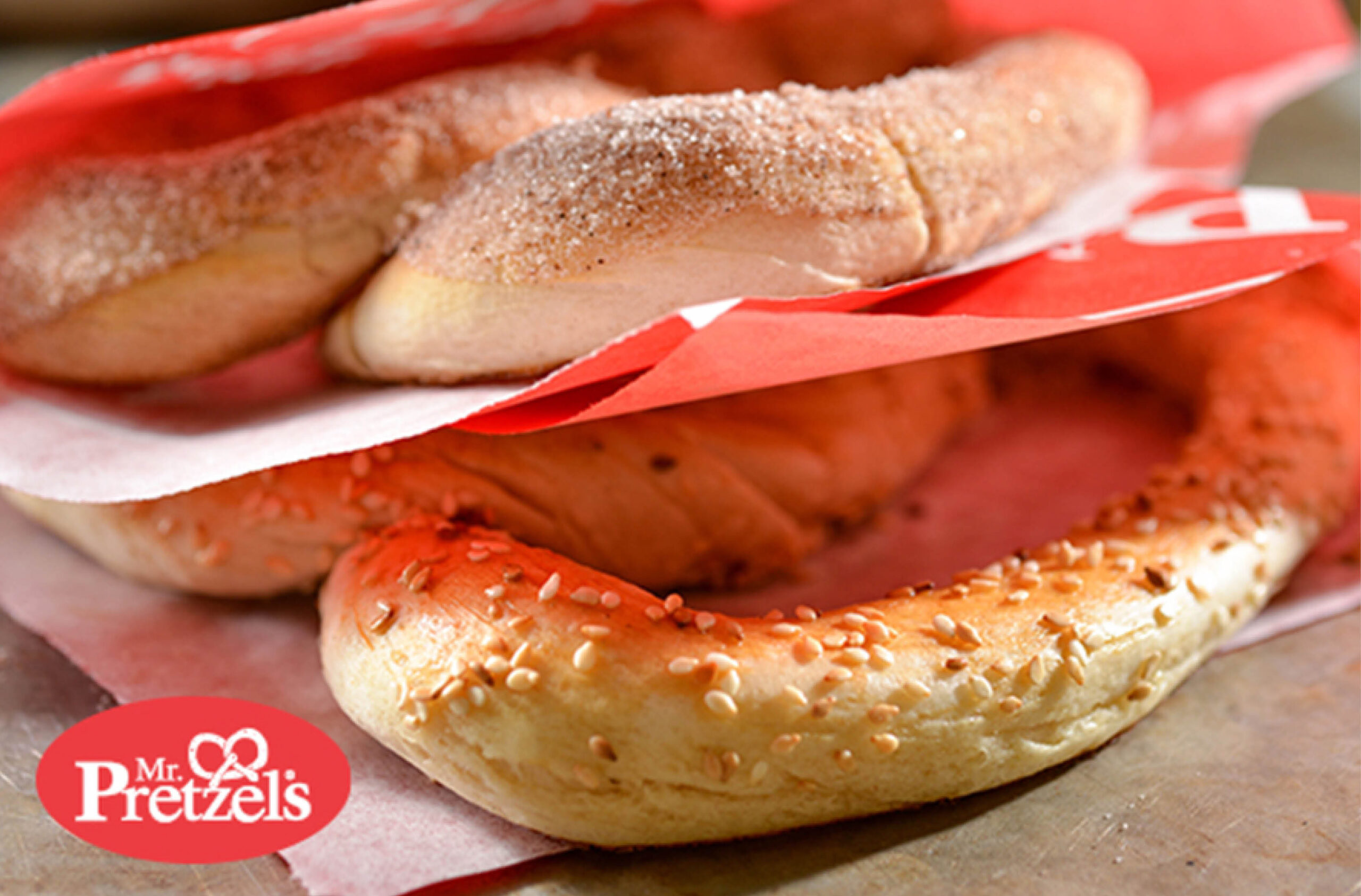 mr.pretzels פרעצל קלאסי סוכר קינמון באיסוף עצמי מסניפי רשת Mr.Pretzels – תמונה 1