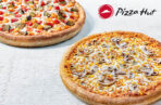 שתי פיצות משפחתיות ברשת פיצה האט
